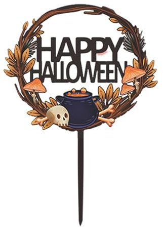 Halloween Kuchen Topper, Halloween Kuchen Deko | Kuchen und Dessertdeko | Halloween Kuchen Dekorationen Dekorationen für Halloween Kuchen Deko Karten