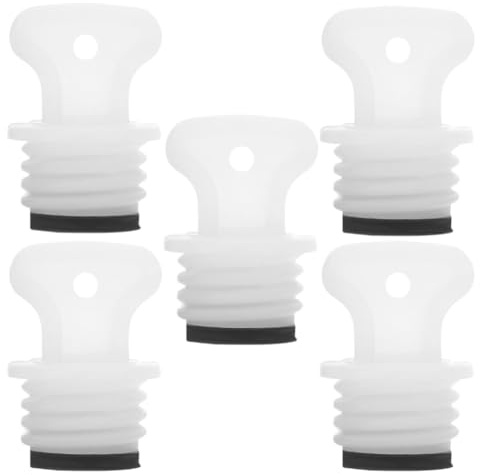 FRCOLOR 5pcs Hot Water Bottle Rubber Stopper Leakproof Plug Replacement Parts for Hot Water Bag Safety Cap Filler Plug