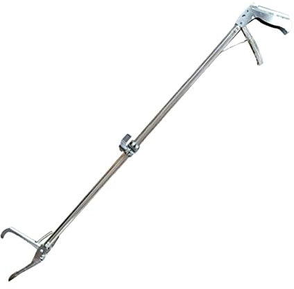 IMIKEYA Thickened Slip Clip for Snake EEL Crab Fishing Stainless Steel Long Grabber Tool for Outdoor Camping and Log Handling