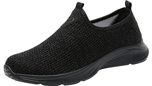 Scarpe Ortopediche Donna Pianta Larga Sneaker Senza Lacci Outdoor Leggere Basse Sneakers Ortopedico da Ginnastica con Plantare Estraibile Respirabile Jogging Slip on da Passeggio Basket Morbida