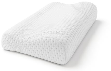 FMP Matratzenmanufaktur ergonomisches Nackenstützkissen, Visco Kopfkissen mit Nackenwelle M