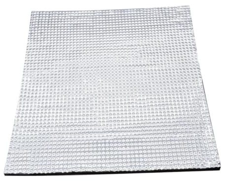 PENIKOKO Parrot Wärmepad Mini Isoliermatte mit Reflektierender Silberfolie Rutschfestes Haustier Heizkissen für Warme Sichere Umgebung bei Kaltem Wetter