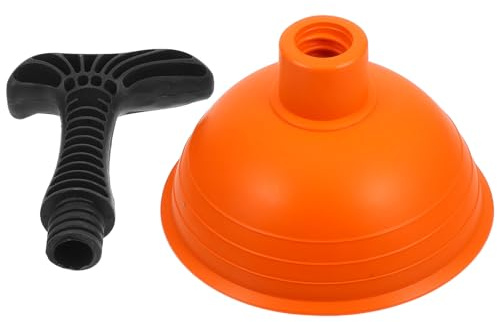 Operitacx Kleiner Handpömpel Abflussreiniger mit Hochdruck Saugglocke Weiches Material für Rohrschutz Vielseitig Einsetzbar für Badewanne und Küchenspüle