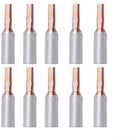 GTLA-35 Lot de 10 connecteurs de borne de câble électrique en aluminium et cuivre pour fils nus, multi-tailles 10-35 mm² Installation sécurisée