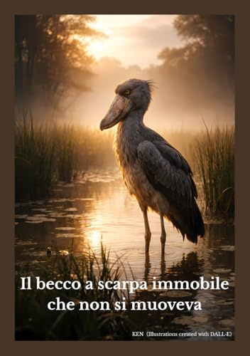 Il becco a scarpa immobile che non si muoveva