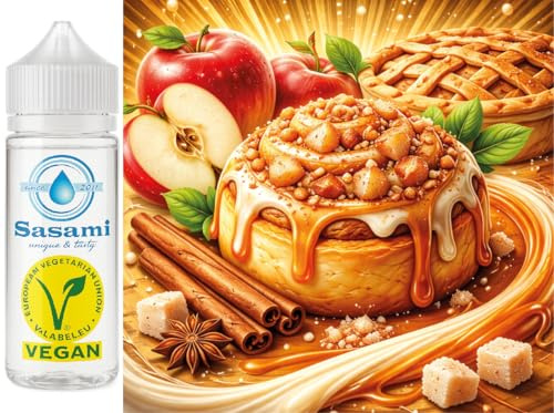 Rollo de Canela - Tarta de Manzana Aroma Concentrado - Vegano - Sasami - 100ml