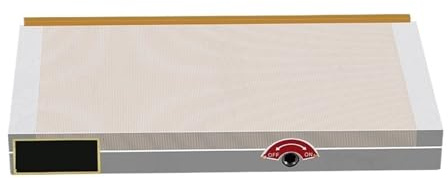 Permanentes magnetisches Bohrfutter mit hoher Präzision für die Bearbeitung, magnetischer Arbeitstisch mit kleiner Oberfläche für Werkzeugmaschinen (150 x 350 x 2 mm)
