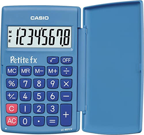 CASIO LC-401LV Petite fx Grundschulrechner blau