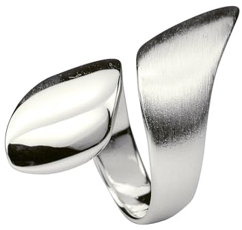 SILBERMOOS XL XXL Ringe in großen Größen Damenring Spirale Spiralring offen 925 Sterling Silber Größe 64, 66, 68, 70
