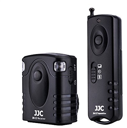 JJC JM-A(II) Kabellose Fernbedienung für Canon EOS 5D IV,5D III,5DII,5D,6D,7D,1D,1DS,1DX und andere Canon Kameras mit 3-Pin Anschluss