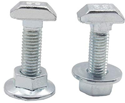 10 Stk Hammerschraube M8x25, für Nut 8 ，Stahl 8.8,verzinkt