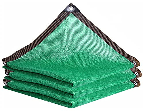 DKLE 2x5m 85% Toldo Vela de Sombra Red de Sombreado Negra Protección Solar Hoja de Lona Engrosamiento Cifrado Sombra para El Hogar Planta de Patio Aislamiento Térmico del Coche Malla Sombreador