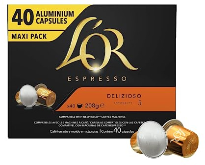 Café Espresso Delizioso intensité 5 L'OR - 40 capsules