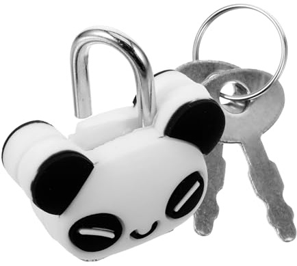 HOMSFOU 1 Satz Mini-Schloss kleines Mini-Schließfächer sicherheitsschloss safe lock Vorhängeschloss Tastensperre Schließfachschloss mit Schlüssel Handtaschenschloss Haushalt Schrankschloss