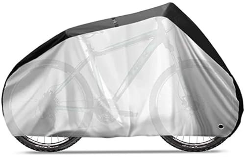 190T Nylon Wasserdichter Anti-Staub-Regen-UV-Schutz mit Schlosslöchern Fahrradabdeckung Fahrrad-Regenschutz für MTB-Fahrradzubehör