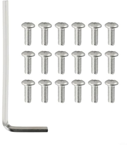 Tornillos de acero para patinete eléctrico Max G30, 18 unidades, tamaño adecuado, fijación segura