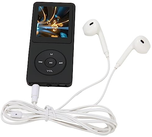 Lettore Musicale Mp3 Mp4 Schermo da 8 Pollici Memoria 8 Gb Espandibile fino a 64 Gb Riproduzione 30 Ore Funzioni Multifunzioni Sportivo Bianco