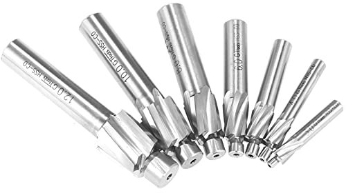 Broca Avellanadora, Broca Avellanadora para Metal Acero de Alta Velocidad Broca Avellanadora 7PCS para Hierro Fundido, Acero, Cobre, Aluminio, Acero Inoxidable de Dureza Normal
