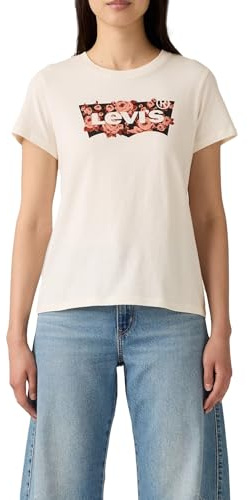 Levi's Damen The Perfect Tee T-Shirt, Gab Rose Bw Fill Egr, L