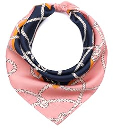 kate spade new york kvinnors trassliga silkesbandana, marinrosa, en storlek, Marinblå rosa, one size