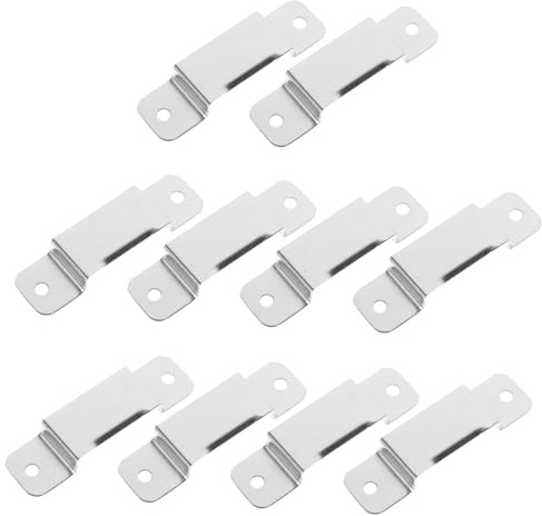 Iron Tape Measure Holder Clips Convex 10pcs for Tool Belt | Portable Reusable Wearable Design, Measure Tape Holder and Tape Measure Holder Clips for Daily Tool Use