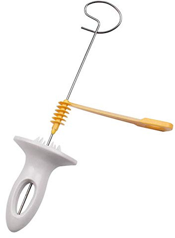 RASTKY Grattugia per Patate Fai-da-te Affettatrice a Spirale in Acciaio Inossidabile Resistente All'usura per Ristorante Quantità: 1 Pz 1x Grattugia per Patate con Rotazione Manuale (Come mostrato)