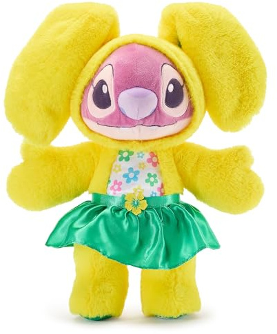Disney Store Oficial, Lilo y Stitch, Ángel, Pascua, Peluche Mediano, 37 cm, Peluche de Conejito