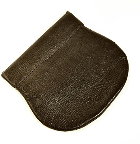 Golunski Men's Leather Snap Top Coin Purse - Black