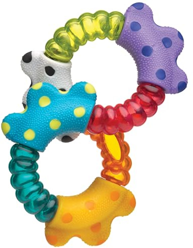 Playgro Sonajero Click and Twist, Desde los 3 Meses, Click and Twist Rattle, Multicolor, 40140