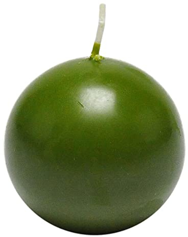 Bizzotto S.p.A. Candela Sfera Verde Oliva cm.Ø7x7
