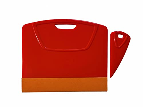 Proops Vinyl Smoother/Scraper/Squeegee/Car Wrapping Tool with Felt Edge, Large. (X8199) Free UK Postage