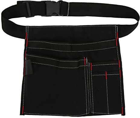 NDNCZDHC Taillen-Werkzeugtasche, Canvas-Hüfttasche, Outdoor-Werkzeug-Utility-Hüftgürtel Mit Mehreren Taschen Für Elektrowerkzeuge