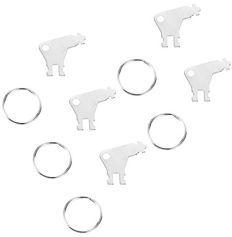 DOITOOL 5stücke Teiliges Metall-schlüsselset Für Papierhandtuchspender Robuster Universeller Spenderschlüssel Für Toilettenpapier Papierhandtuchspender Langlebig Praktisch Für Wartung Und