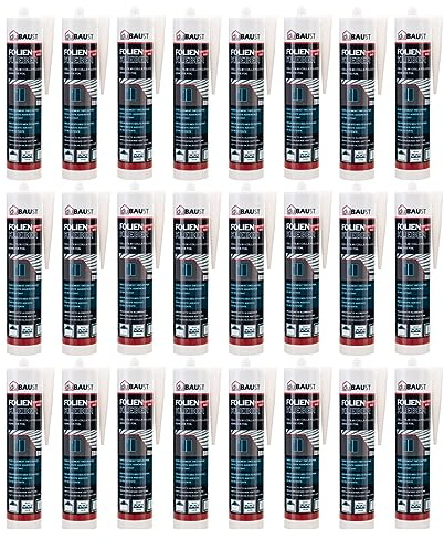 24x dubaust BFK24 Folienkleber Baufolienkleber Dampfsperrenkleber Fensterband Fensteranschlussband Dampfbremsen Dampfsperrfolien Kleber 310ml blau