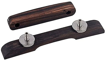 ifundom Height Adjustable 4-string Mandolin Bridge Coffee Lightweight Replacement for Old Bridge Simplifies String-action Adjustments for Mandolin