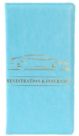 - Cartera para Documentos de Coche, Cartera para permisos | de Piel sintética para Documentos de Conductor, maletín de Accesorios para el Interior del Coche para Documentos, Tarje