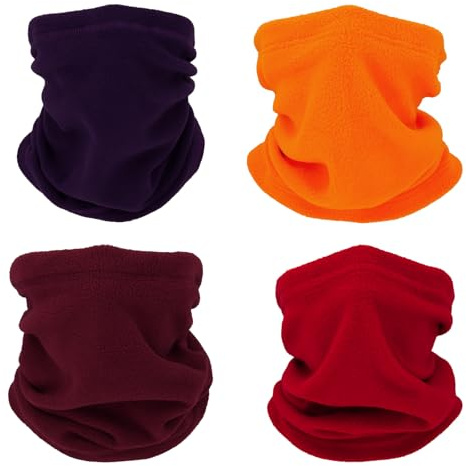 SMEHCF 4 Multipurpose Neck Gaiter Neck Warmer Scarf for Women Men