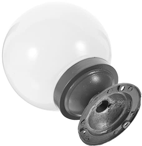 Hemobllo Acryllampenschirm Für Wandlampen Ersatz Für Außenlampenkugel Leuchtenabdeckung Für Pfostenmontage
