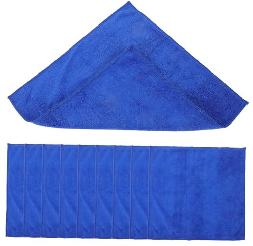 Cabilock 10 Piezas Toalla de Lavado de Autos Limpieza de Autos paño de Gamuza para Coche trapillo Toallas de Microfibra Tela para Detalles Toallas de Limpieza automática