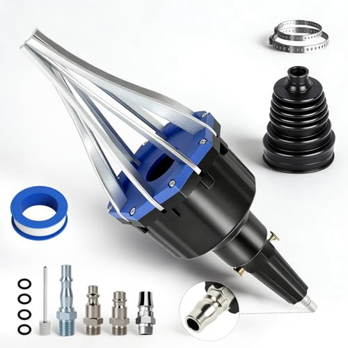 Kit de fuelle de junta homocinética universal con herramienta expansora de fuelle, cubierta antipolvo, 2 abrazaderas, 4 conectores, 85-113 psi, kit de fuelle de eje de transmisión para Ford, Toyota