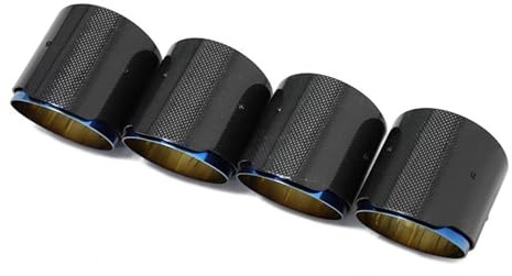 Terminali di scarico Per BMW X3M X4M F97 F98 Tubo in fibra di carbonio con innesto diretto, ugello di scarico per auto, 4 pezzi/lotto marmitta di scarico(Carbon Fiber A)