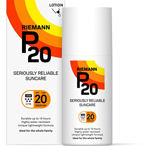 Riemann P20 Sunscreen SPF20 Lotion 200ml | Long Lasting UVA & UVB Protection for up to 10 hours | Highly Water Resistant