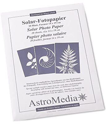 Das Solar-Fotopapier (14x19cm), 20 Blatt