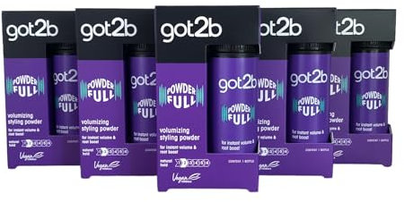 Got2b Powder' ful Volumen Styling, 5 unidades (5 x 10 g)
