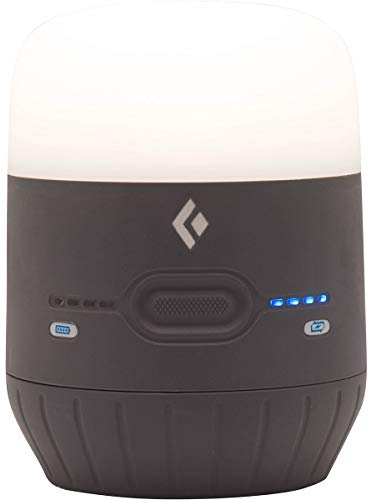 Black Diamond MOJI CHARGING STATION, Ultrahelle Camping-Laterne, USB-Ladegerät für Smartphones, Graphite
