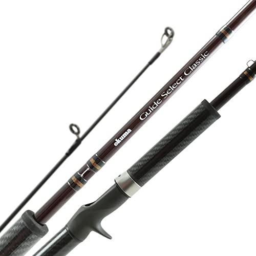 OKUMA GSC-C-962XH-CG Guide Select Classic Salmon Rods, 9'6, Merlot