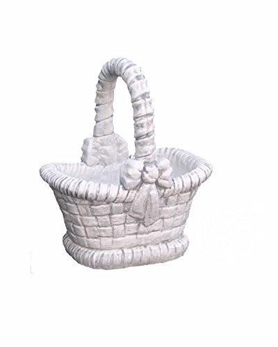 Antikes Wohndesign 2 x Stein Pflanzschale Blumenkübel Pflanzkübel Blumentopf Pflanzkorb Blumenkorb