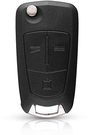 ENERGY01 3 Tasten Schlüsselgehäuse für Opel Opel Astra H Corsa D Vectra C Zafira Astra Vectra Signum (3 Tasten)