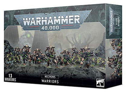 Games Workshop Warhammer 40k - Necron Warriors, Schwarz
