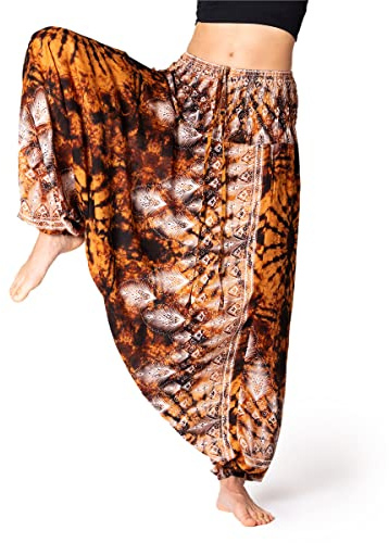 PANASIAM Aladin Batik Pants, XL Brown
